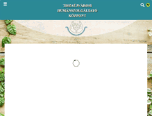 Tablet Screenshot of human.tujvaros.hu